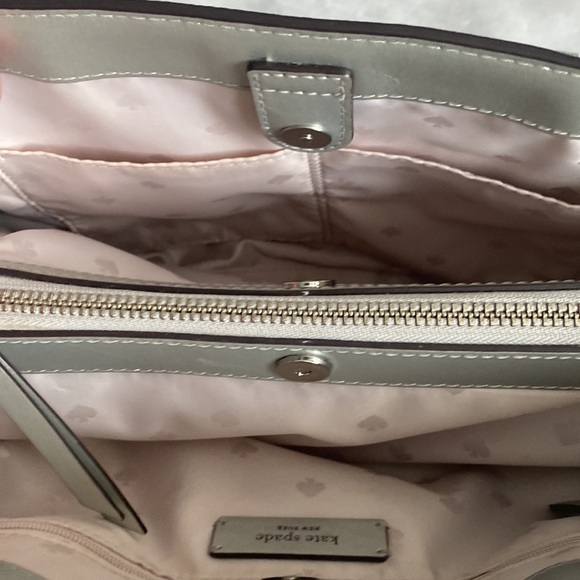 Kate Spade white & silver leather handbag - Picture 12 of 13